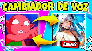 💎 Cómo CAMBIAR Tu VOZ por CUALQUIER otra VOZ 🔊 GRATIS EL MEJOR CAMBIADOR DE VOZ 🔥 Fácil y Rápido [upl. by Nedmac]