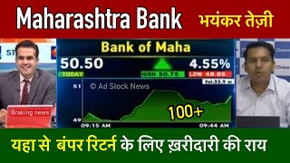 Bank of maharashtra share news  Bank of maharashtra share analysis [upl. by Noira]