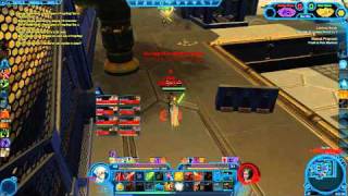 SWTOR PvP  Level 40 Scrapper Scoundrel in a game of Huttball  no music [upl. by Anavahs]