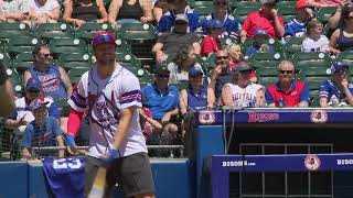 Bills star in Micah Hydes charity softball event [upl. by Haleehs460]