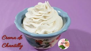 COMO HACER CHANTILLY CASERO CON 2 INGREDIENTES [upl. by Ardnat]