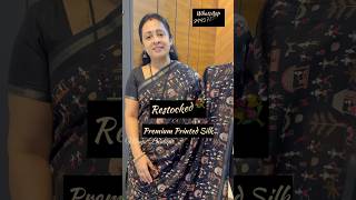 🖤 Warli Prints in Dazzling Black – Elegant amp Timeless 🖤blacksareelover sareelove saree [upl. by Walley]