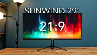 Обзор монитора SunWind SM29FI202 – ультраширокий здоровяк на 29quot [upl. by Lezlie]