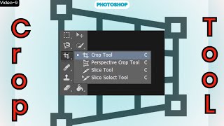 Crop Tool in Photoshop  Learn Photoshop in Urdu amp Hindi [upl. by Aseretairam]