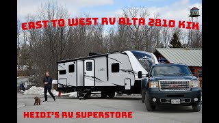 East to West RV Alta 2810 KIK walkthrough at Heidis RV Superstore and Campground [upl. by Ellehcram]