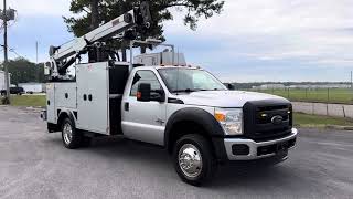 2016 FORD F550 MECHANICS TRUCK 30FT CRANE COMPRESSOR IMT BODY SERVICE TRUCK UTILITY FOR SALE [upl. by Nawuj]