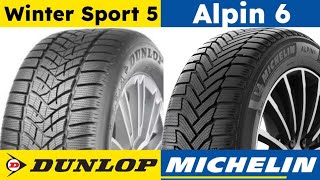 Dunlop Winter Sport 5 vs Michelin Alpin 6 [upl. by Imot]