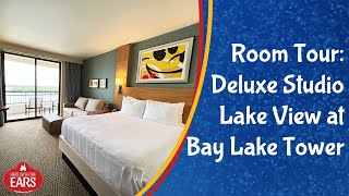 Bay Lake Tower  Deluxe Studio Lake View  Room Tour [upl. by Virgilio]