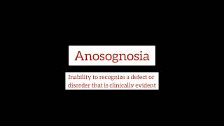 How to pronounce Anosognosia correctly and meaning pronunciation [upl. by Noicpecnoc325]