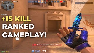 STANDOFF 2  Full Competitive Match Gameplay 🔥❤️  15 Kill  POCO X6 PRO [upl. by Naldo464]