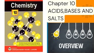 COMPLETE OVERVIEW OF 10TH CLASS CHEMISTRY CHAPTER 10 ACIDS BASES AND SALTS jhwconcepts711 [upl. by Len]