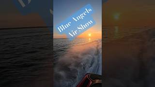 Blue Angels Air Show 2024 Jetskiing To Pensacola Beach Florida beautiful sunrise blueangels pwc [upl. by Ytsrik678]