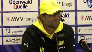 SV Waldhof Mannheim 07 vs Borussia Dortmund Pressekonferenz 1415 [upl. by Lasky]