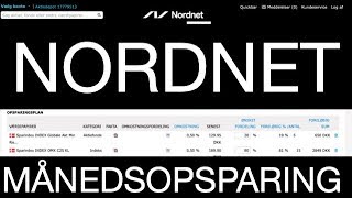 Sådan benytter du dig af Nordnets månedsopsparing [upl. by Nnairam]