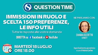 Supplenze docenti e immissioni in ruolo 120 minuti di risposte alle vostre domande [upl. by Minnaminnie]