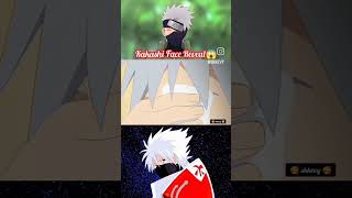 Kakashi face reveal 😈shortsfeed [upl. by Tarsus324]