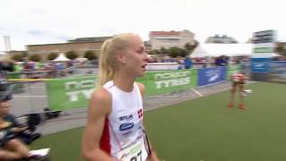 Maja Alm Denmark  WOC 2016 sprint distance highlights  ALL4ocom [upl. by Gombosi]