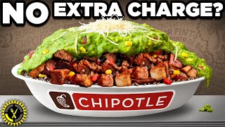 Food Theory How to Get More Food at Chipotle… for FREE [upl. by Attiuqaj885]