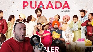 Producer Reacts Puaada Official Trailer Ammy Virk Sonam Bajwa 12 August Punjabi Movie 2021 [upl. by Zailer137]