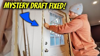 How to Fix Drafty Door and Window Trims  DIY [upl. by Lloyd356]