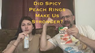 Tajin Hot🔥 Peach Rings amp Oxyshred Peach Ring Energy Drink Review [upl. by Enerol823]