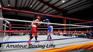 Erick Rosario VS Steven Rosado Pelea de Boxeo Aficionado Masculino Amateur Boxing Life 2019 [upl. by Elita]