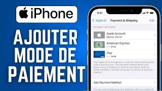 Comment Ajouter Un Mode De Paiement Sur Iphone  FACILE [upl. by Adiuqram]