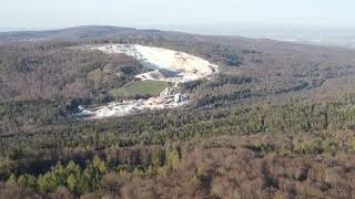 Drohnenflug Taunus bei Römer Kastell Saalburg mit Steinbruch [upl. by Ragse154]