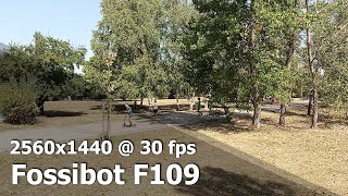 Fossibot F109  2K 1440p 30 fps camera video sample [upl. by Natal]