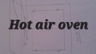 How to draw Hot air oven [upl. by Rednasyl]