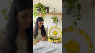 DIY PasupuHaldi platter haldiceremony haldidecor weddingdecor haldiplatter [upl. by Barnabe]