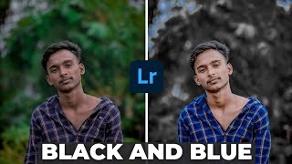 😲Lightroom Blue and Black colour Gredinghow to editing blue and black tone photo editing👀 [upl. by Eire133]