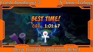 Crash Bandicoot 3 Warped  Deep Trouble Platinum Relic [upl. by Wampler]