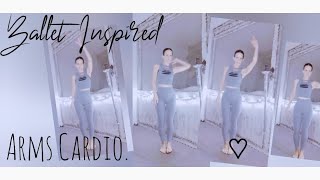 Ballet Inspired♡  Arms Cardio  Night🌙 Silent Disco Workout  291024 [upl. by Anirok]