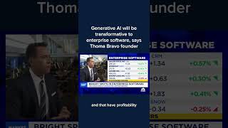 Generative AI will be transformative to enterprise software says Thoma Bravo founder [upl. by Now633]