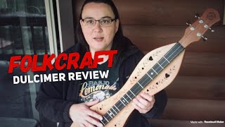 Folkcraft Dulcimer Review  FolkRoots H Series [upl. by Tanitansy899]