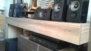 Home Theater Philips 51 DVD  HTD551055 [upl. by Llered]