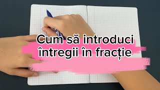 Cum SA INTRODUCI INTREGII in fractie [upl. by Riley]