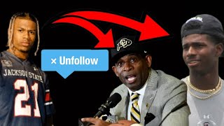 Shilo Sanders unfollowed deion sanders for going to colorado [upl. by Yelruc]