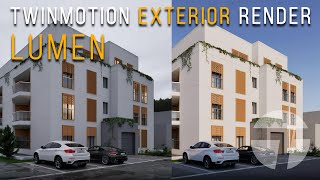 Exterior Render With Lumen Twinmotion Tutorial [upl. by Chastity454]