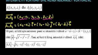 36 Matematika Klasa 12 Mesimi 36 Intensiteti i vektorit dhe këndi ndërmjet vektorëve [upl. by Cindee]