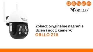 Mini Kamera wifi zewnętrzna obrotowa Obraz w Nocy ORLLO Z16 NIGHT COLOR Alarm dźwiękowy i świetlny [upl. by Vincenty224]