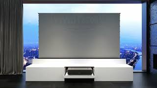 VIVIDSTORM Fully Concealed Laser TV Cabinet PARIS [upl. by Coulter]