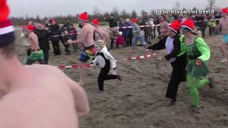 Nieuwjaarsduik Dedemsvaart 2019 [upl. by Aken]