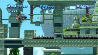 Sonic Generations HD  Eggrobo Rush Sky Sanctuary Zone [upl. by Cigam]