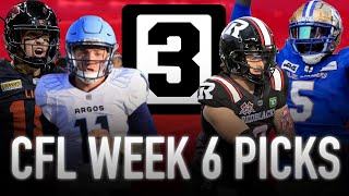 Free CFL Picks and Predictions Week 6  CFL Free Picks Today [upl. by Vladamar]