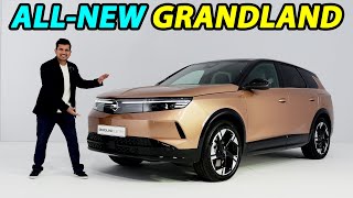 allnew Opel  Vauxhall Grandland REVEAL  the German Peugeot 3008 [upl. by Ahsyekal]