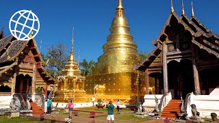 Chiang Mai Thailand The City of Temples Amazing Places 4K [upl. by Loggia]