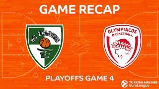 Highlights Zalgiris Kaunas  Olympiacos Piraeus [upl. by Kcolttam]