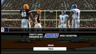 Madden 09 PSP 1986 Browns Vs 1986 BroncosThe Drive [upl. by Studdard972]